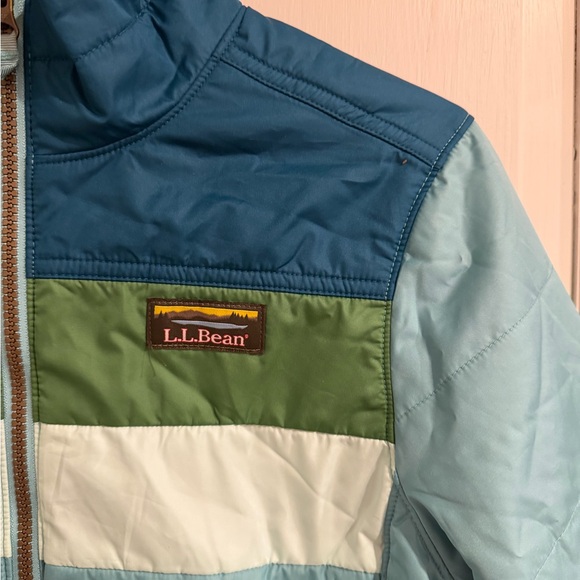 L.L. Bean Teal and Green Quilted Jacket Women’s Size XS - Picture 2 of 5